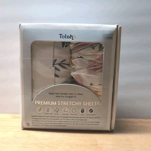 Premium dehnbare Stubenwagen Laken für Baby Mädchen, seidige Komfort Wiege Laken F... - Bild 1 von 14