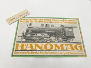 Top Postkarte 1915 Hanomag Lokomotive Bauart G 8 Nr 7500 - Picture 1 of 2