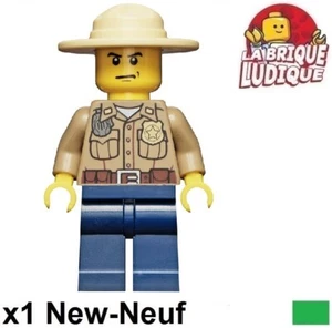 LEGO Figürchen Minifig City Polizei Polizist Forest Wald Hut Beige cty0273 - Bild 1 von 1