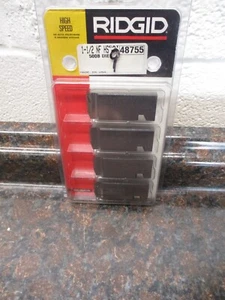 Ridgid 48755 1- 1/2" - 12 UNF Bolt Dies RH High-Speed 532 542 500B NEW - Picture 1 of 2
