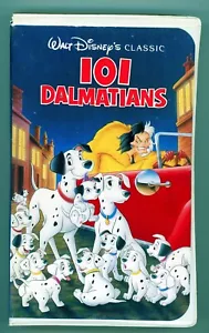 101 Dalmatiens, film, VHS, occasion, étui à clapet, Walt Disney, classique - Photo 1 sur 1