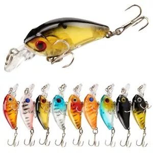 Fishing Lures Hook Tackle Hard Bait Wobbler 5pcs - Picture 1 of 6