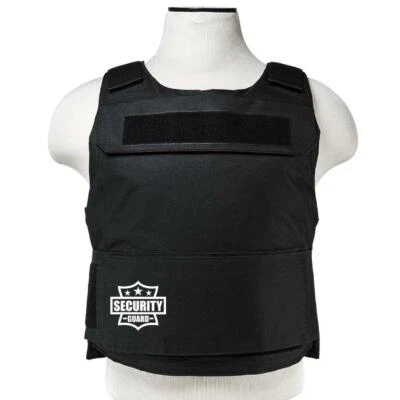 New Men's Security Guard Safety Staff Police K-9 Discreet Plate Carrier Vest - Image 1 of 2