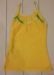 Yellow Dance Kicks Top XS Adult - Picture 1 of 3