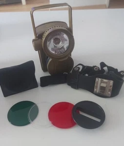 Dominit Lampe KE 110 Handlampe Grubenlicht Beleuchtung Vintage Wie Neu - Bild 1 von 5