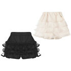 Womens Short Pants Frilly Shorts Safety Bloomers Ruffles Pajamas Security Dance