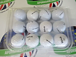 12 volvik power soft white golf balls pearl/pearl 1 grade - Picture 1 of 1