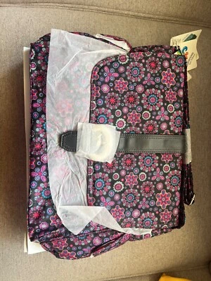 New Kalencom Multicolor Floral Matte Coated Buckle Diaper Bag - Image 1 of 3