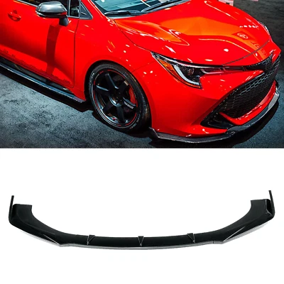 Front Bumper Lip JDM Body Kit Spoiler Splitter For Toyota Matrix 2003-2014 - Image 1 of 4