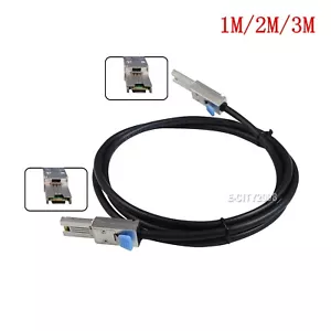6G External Cable 26Pin SAS to SAS Cable SFF-8088 to SFF-8088 1~3 meters - Picture 1 of 16
