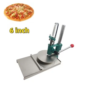 Prensa de pizza doméstica de 6 pulgadas máquina de prensa manual para masa pastelería rodillo de masa - Imagen 1 de 12