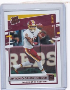 2020 Panini Donruss Rated Rookie Canvas #334 ANTONIO GANDY-GOLDEN RC - Picture 1 of 1