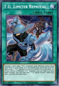 YUGIOH Age of Overlord - T.G. Limiter Removal 1st Secret AGOV-EN049 NM