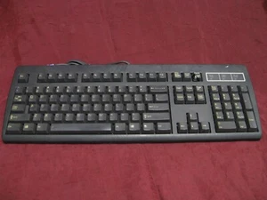 NMB Vintage Mechanical Keyboard Clicky Switch BLACK RT2358TW 6-Pin PS/2 Windows - Picture 1 of 6