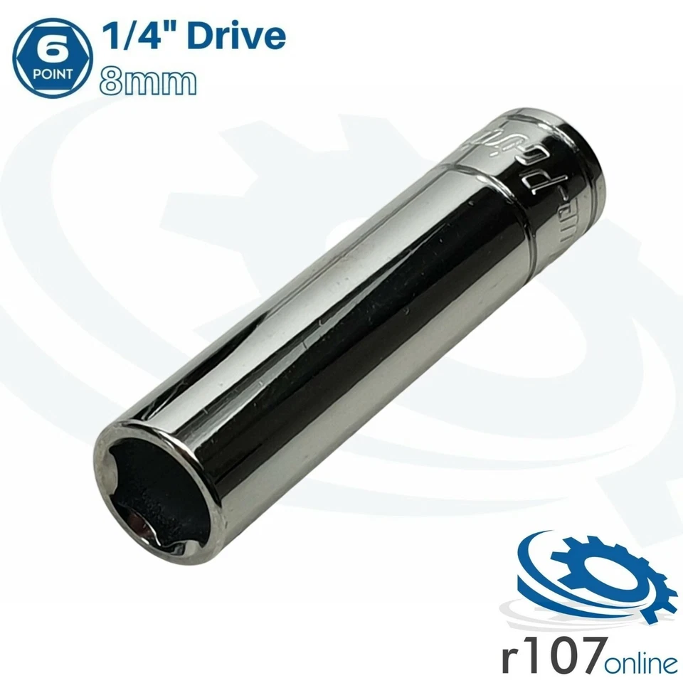 Blue Point 8mm Deep Socket, 1/4" Drive BLPLSM148 - As sold by Snap On - Image 1 of 1