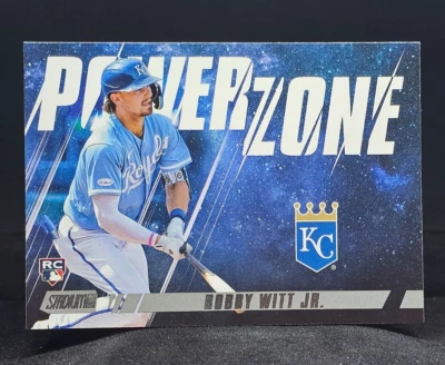 2022 Topps Baseball Power Zone Insert RC Bobby Witt Jr. #PZ19 Kansas City Royals - Image 1 of 2
