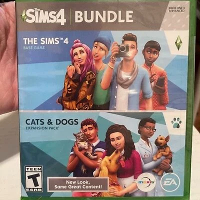 Xbox ONE The SIMS4 Bundle Cats &Dogs New - Image 1 of 4
