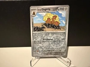 2024 Pokemon TCG Alolan Dugtrio 123 Surging Sparks Reverse Holo U Card NM+ - Picture 1 of 1