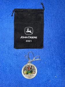New In Pouch Old Stock John Deere 2001 No. 6 In A Series Christmas Ornament - Picture 1 of 4