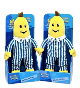 Bananas in Pyjamas B1 & B2 Talking Soft Plush Toys - Set of 2 - Picture 1 of 1