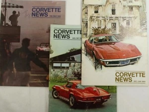 LOT 3 1969 Corvette News Magazine Good Condition Car Auto Engine - Picture 1 of 13