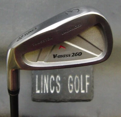 Left-Handed Yonex V-Mass 260 Tungsten 3 Iron Regular Graphite Shaft Yonex Grip - Image 1 of 4