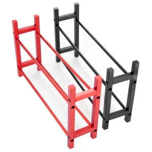 Scaffale portapneumatici di ricambio in lega per auto 1/24 SCX24 1/18 TRX4M RC - Foto 1 di 15