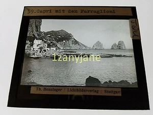 Glass Magic Lantern Slide JQU Capri Capri, an island in Italy’s Bay of Naples - Picture 1 of 1
