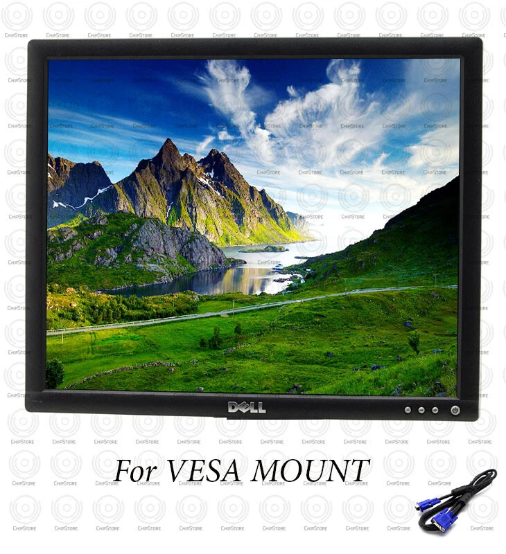 Dell 17" inch Desktop PC LCD Monitor with cables FOR VESA MOUNT GRADE B - Image 1 of 1