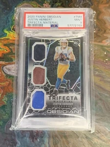 Panini Obsidian 2020 - Trifecta Material #TM4 Justin Herbert - Imagen 1 de 9
