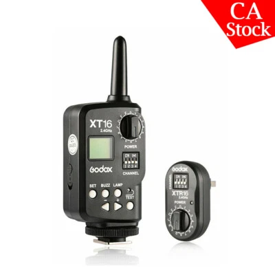 Godox XT-16 Wireless 2.4G Trigger Transmiter Receiver Studio Strobe Flash Light - Image 1 of 4