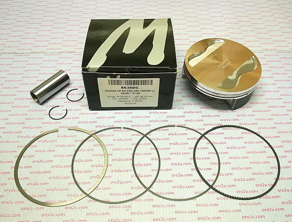 KIT PISTÓN FORJADO WOSSNER 97mm C, gas hp450, ec450f, fse 450 2006-2009 Foto 1 de 1