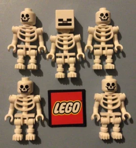 Lego Skelett Minifigur-Design wählbar-Minecraft etc kostenloser Versand - Bild 1 von 5