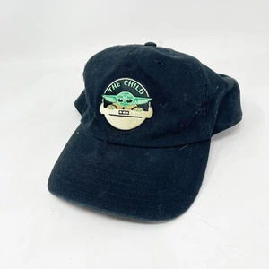 Disney Star Wars Mandalorian Baby Yoda The Child Grogu Hat Baseball Cap Black - Picture 1 of 5