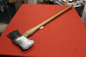 10 + Antique Double Bite Axe with no Markings Label Vintage Cutting Tool Logger - Picture 1 of 6