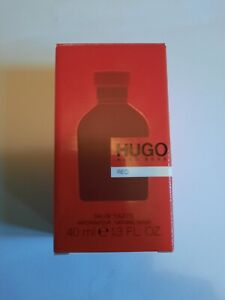 Hugo Boss Red Eaude Toilette 40ml-vaporiser Natural Spray-boxed-unused-