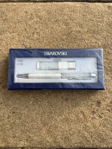 Juego de bolígrafo y memoria USB SWAROVSKI NUEVO - Imagen 1 de 2