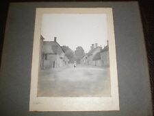 Old photograph Elstow village high street south c1900s