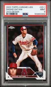 2023 Topps Chrome Lids Shohei Ohtani 2023 Design (PSA 9) - Picture 1 of 3