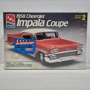 AMT ERTL 1958 Chevrolet Impala Coupe 1:25 Model Kit #6548 Skill 2 *NEW SEALED - Picture 1 of 9