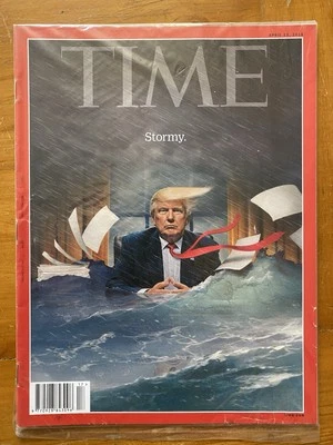 TIME Magazine 2018 Stormy Donald Trump President Tim O’Brien Art Cover NO LABEL - Image 1 of 4