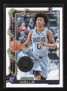 2025-26 Topps Holiday #H147 Jaylen Wells Memphis Grizzlies - Picture 1 of 2