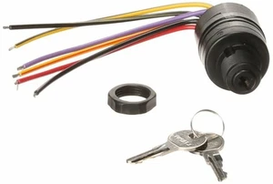 Mercury 20-300HP Ignition Starter Key Switch Push-Choke 6 Wire 3 Pos Outboard - Picture 1 of 8