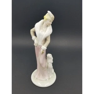 Limited Edition By George Good Signed Gaylord Gatsby Collection Lady w Dog - Picture 1 of 3