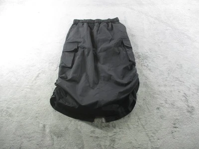 Falda Faroro Mujer Mediana Negra Carga Maxi Larga Cintura Elástica Bolsillos Utilitarios Foto 1 de 4