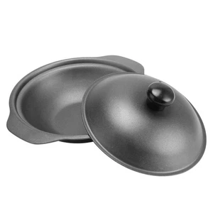 Tapa de olla pequeña incluida arroz hierro fundido pollo cacerola con - Imagen 1 de 12
