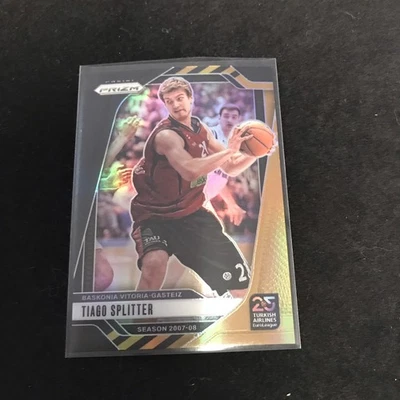 Tiago Splitter 2024-25 Panini Prizm Euroleague #142 Black Gold #1/5 - Image 1 of 2