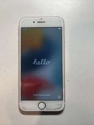 Apple iPhone 6s - 16 GB - Blanco Frontal - Rosa Trasero - ATT Foto 1 de 2