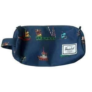 Herschel Supply Company zip Boats bag cosmetic pouch Pencil Pouch Toiletry Bag - Picture 1 of 4