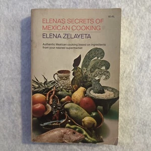 Elena's Secrets of Mexican Cooking - Paperback By Elena Zelayeta - GOOD - Imagen 1 de 9